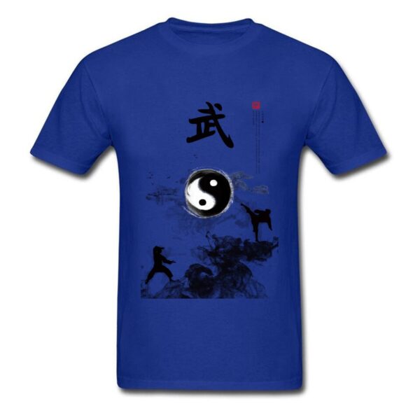 T-Shirt homme Yin Yang Kung Fu en coton – Image 6