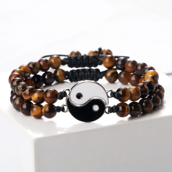 Bracelet Œil de Tigre Yin Yang – Image 2