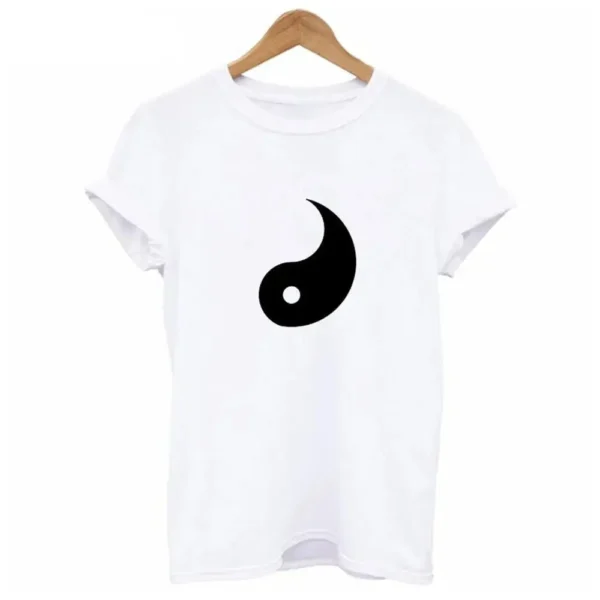 T-Shirt Pour Couple Yin Yang – Image 2