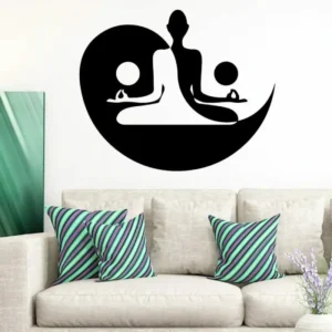 Admirez la sérénité du Bouddha en Équilibre Yin Yang grâce à ce magnifique sticker mural. L'image capture la paix intérieure et l'harmonie, incarnées par le Bouddha méditatif dans un cadre de dualité équilibrée. Une décoration parfaite pour créer une atmosphère zen dans votre espace.