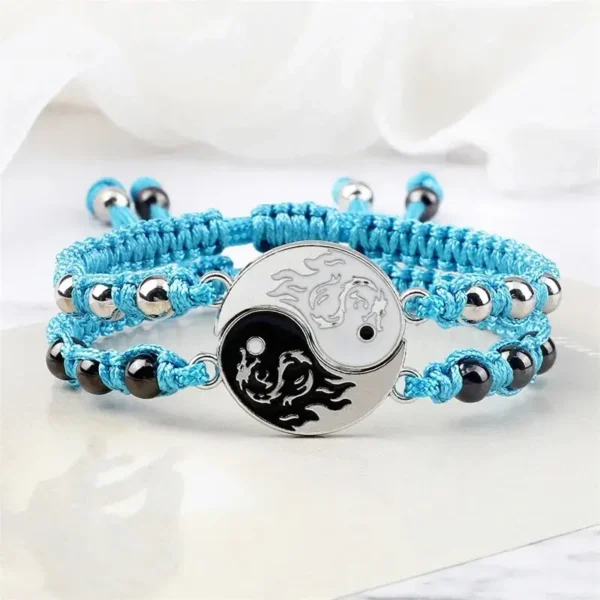 Bracelet tressé Yin Yang – Image 2