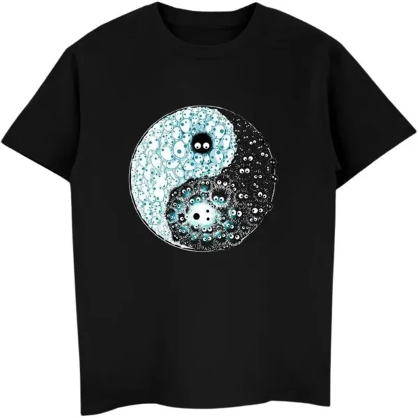 Équilibrez votre style avec le T-shirt Microbe Yin Yang en coton de Yoko Zen. L'harmonie du Yin et du Yang prend vie dans ce design unique. Découvrez la douceur du coton et l'énergie de la dualité. Commandez le vôtre dès maintenant