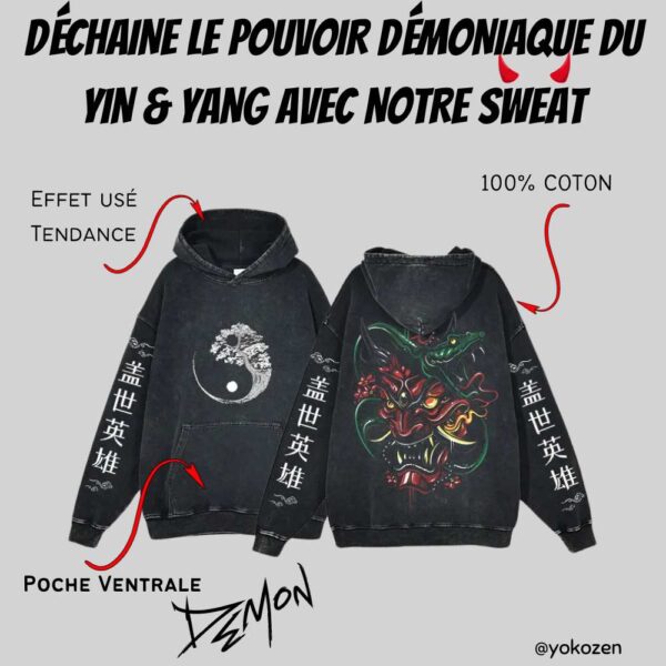 Sweat Yin Yang Démoniaque – Image 2