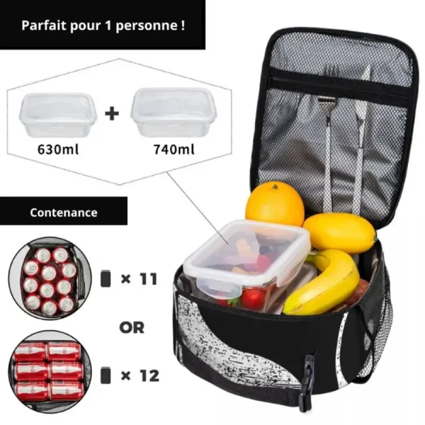 Image montrant la contenance de la lunch box bento yin yang