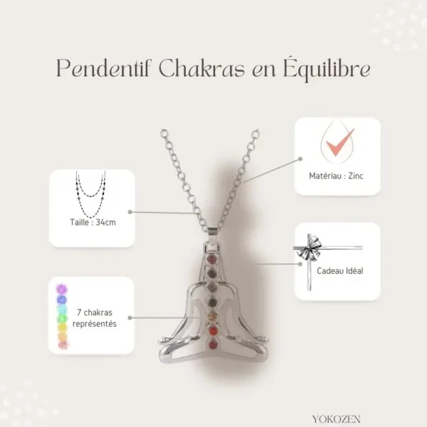 Pendentif Chakras en Équilibre – Image 2