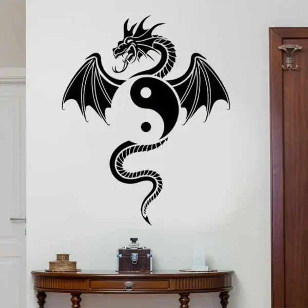 Sticker Mural Dragon Yin Yang – Image 3