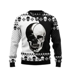 Découvrez l'essence glaciale de l'équilibre avec notre Pull Frosty Skull Yin Yang. Dans ce mélange unique de froideur hivernale et de symboles puissants, chaque flocon de neige danse en harmonie avec la force du crâne.